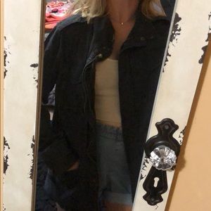 Black army jacket